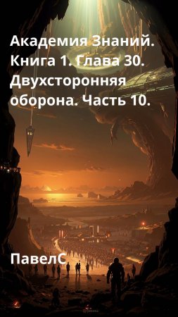 Академия Знаний. Книга 1. Глава 30. Двухсторонняя оборона. Часть 10.