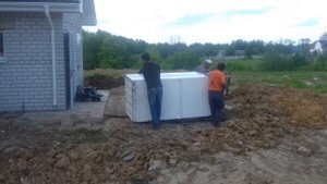 Установка септика Астра 5 в Калуге от начала до конца.