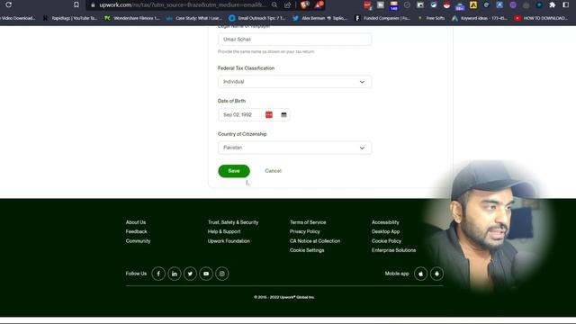 How to Fill Upwork Tax Info | Update Your Tax W-8Ben Form on Upwork 2022 смотреть онлайн