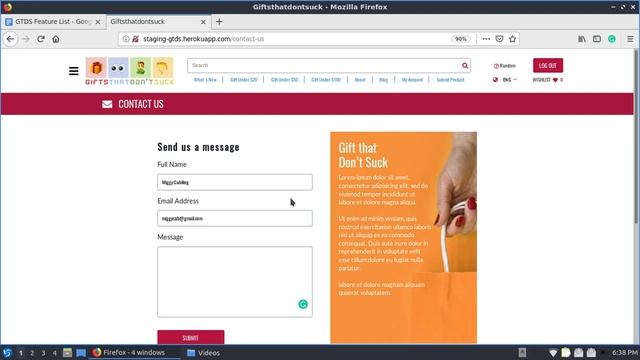 Bug on ABOUT "Nothing happened after clicking submit" смотреть онлайн
