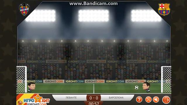 Футбольные головы чемпионат Испании Карьера за Барселону#1 смотреть онлайн