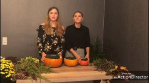 Мастерская Лари Пробкина- Цветочная ваза из тыквы!