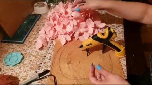 Светильник "гортензия "из изолона на плафоне?❤?