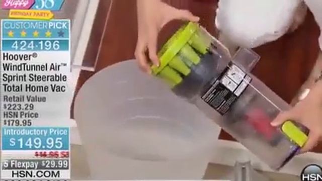 Hoover Air Sprint Bagless Upright Vacuum w Tools смотреть онлайн
