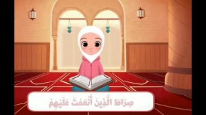 Al Fatiha for the kids.Аль Фатиха. Для детей. для заучивания. 15мин