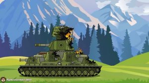 КВ-44 VS Мега Босс - Мультики про танки