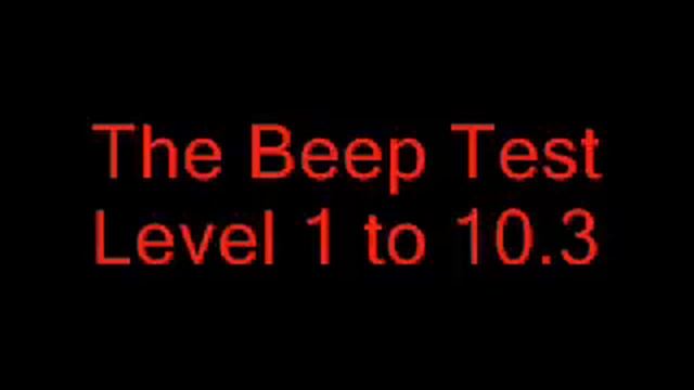 The Beep Test Level 1 to 10.3 (part 1) смотреть онлайн