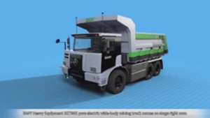 электрический карьерный самосвал SANY SKT 90 E (работает на аккумуляторных батареях )