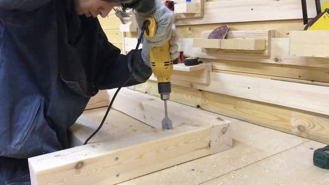 КРЕСЛО ИЗ ДЕРЕВА своими руками. смотреть онлайн