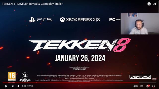 Devil Jin Tekken 8 Trailer Reaction... Is This Demon Slayer?? смотреть онлайн