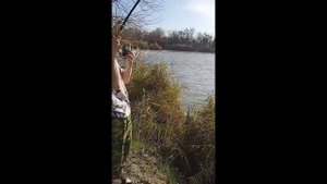 Они меня и здесь достали....рыбалка на Старой теплой Кубани