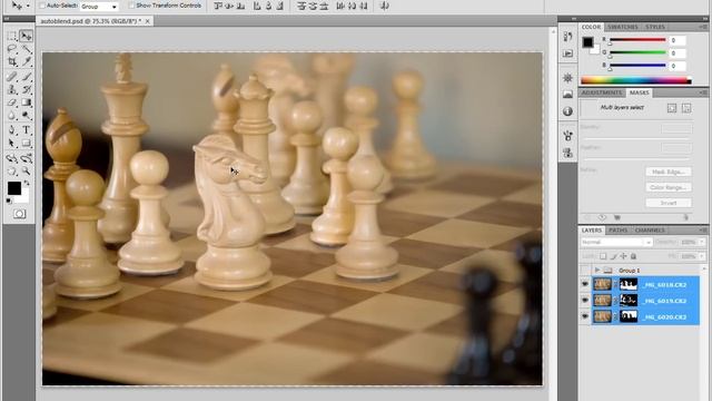 How to use Focus Merge to Combine depth of field in Photoshop смотреть онлайн