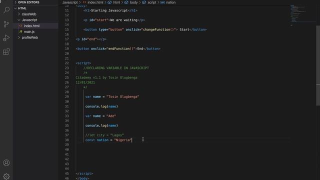 FULL JAVASCRIPT WEB DEVELOPMENT COURSE 2022 : PART TWO : INTRODUCTION