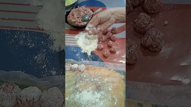 Заготовки из фарша, клубочков для супа, детского питания! #respect ? Preparations from minced meat!
