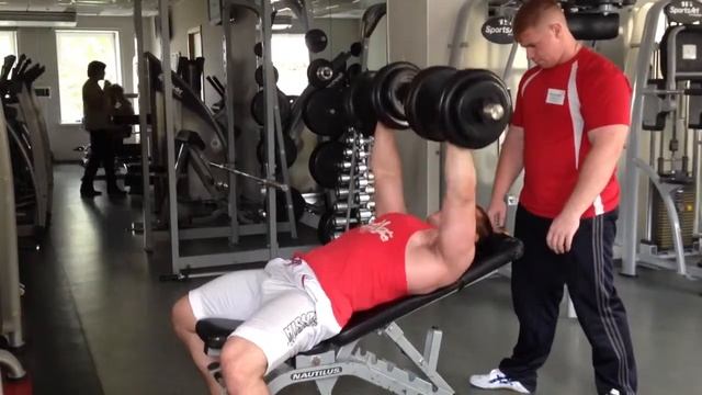 Жим гантелей 56 кг смотреть онлайн