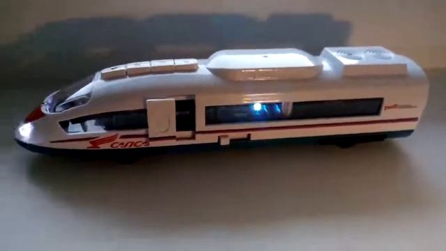 Модель скоростного электропоезда "Сапсан" смотреть онлайн