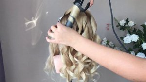 Собранная прическа из локонов. Wedding hairstyles tutorial