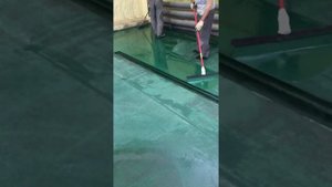 Нанесение финишного полиуретан цементного покрытия