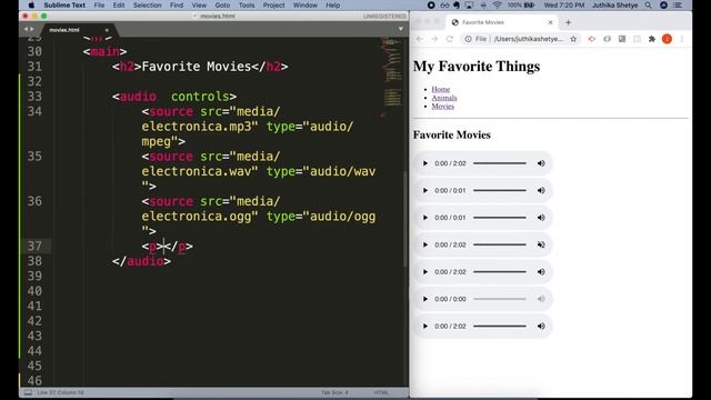 [HTML-Tutorial-17] video, audio & iframe Elements | Multimedia | Web Development For Beginners