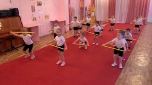 Комплекс ритмической гимнастики по физической  культуре для детей среднего возраста (4 - 5 лет)