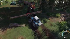 FS 19 - Новый ЛЕСОВОЗ.  Новый участок леса.  Использую лесной комбайн -  KALADOR фермер лесоруб # 2