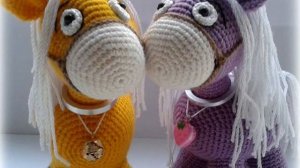Амигуруми: схема Лошадки. Игрушки вязаные крючком! Free crochet patterns. Free crochet patterns.