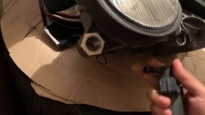 Омыватель фар от W211 на W210 E55 4matic AMG Solar Orange