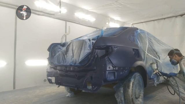 Покраска Ниссан Альмера. Nassa Almera G15 смотреть онлайн