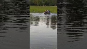 Вездеход Thunder-X испытания на воде. Увеличили плавучесть (каракат, перелома, болотоход)