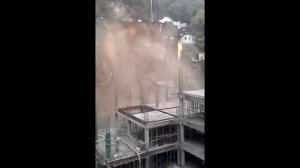 Мощь природы. Оползни и обвалы, невероятные кадры!