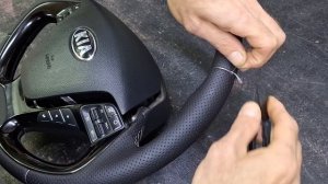 Перетяжка руля киа сид своими руками