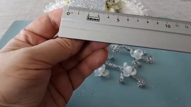 как сделать ВЕТКИ из СИНЕЛЬНОЙ проволоки