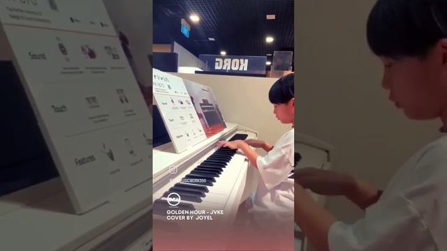 A beautiful play of Golden Hour by JVKE by the 7 years old Joyel on Casio PX-870 Digital Piano 🎹