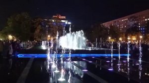 Светомузыкальный фонтан в Пензе. Шоу