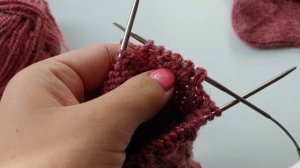 Мастер-класс: носочки с пяткой "Бумеранг"