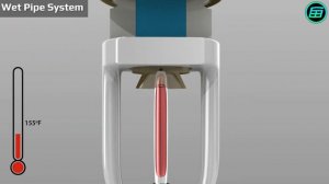 How fire sprinkler systems work (3D Animation)