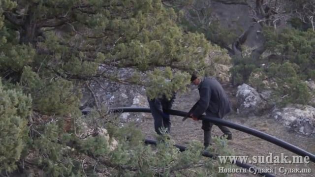 Реконструкция водовода Судак - Новый Свет. Декабрь 2012 смотреть онлайн