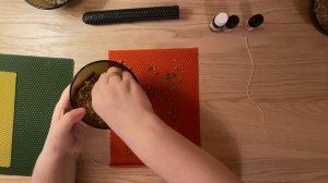 Мастер - класс "Свеча из вощины"