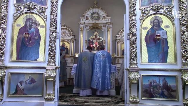 Божественна Літургія у день вшанування Почаївської ікони Божої Матері. смотреть онлайн