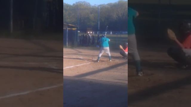 Big hit in baseball