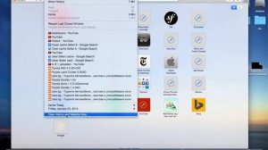 Clear History in Safari 8