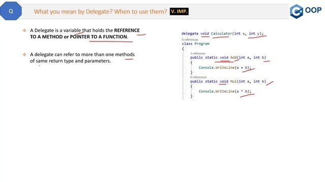 What you mean by Delegate? When to use them? смотреть онлайн