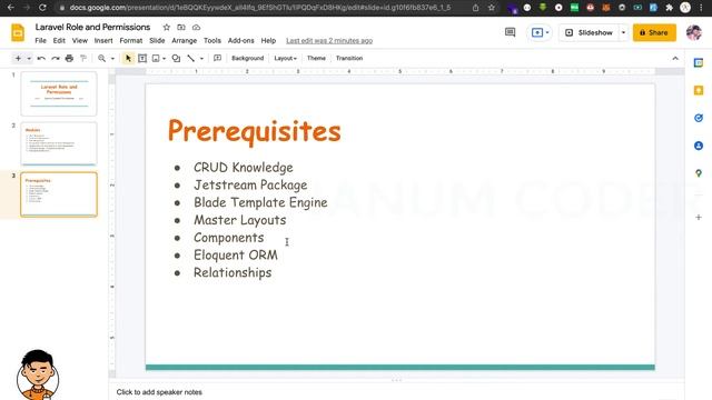 Spatie Laravel Permission Package Tutorial in tamil | Modules and Prerequesties Part 2#nanumcoder смотреть онлайн