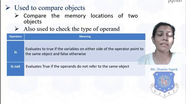 Lec-3_Operators in python | Python For Data Science | Computer Engineering