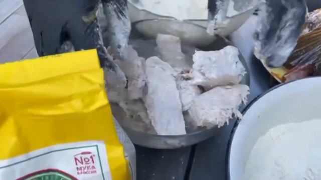 Жареный сазан KFC