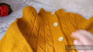 Кавказская пряжа. Перевязываю детский кардиган.