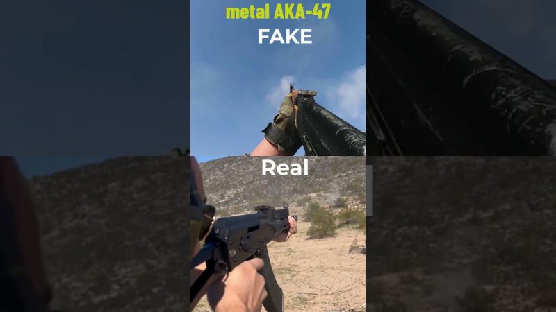 Metal AK-47 Sound Effect REAL VS FAKE