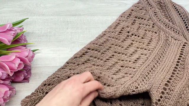 2 готовых изделия - кардиган и джемпер! смотреть онлайн