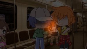 ◤ случай в метро◥ - Gacha Club // страшилка