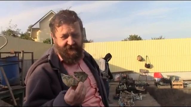 Находки из русской землянки XVIII века